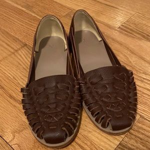 Nisolo brown huarache sandals